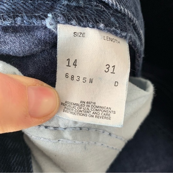 Jordache vintage wide leg Jeans Size 14 - Picture 9 of 10